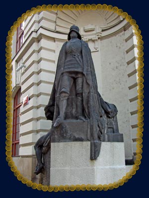Прага. Железный рыцарь на Платнерской улице. Фото Галины Пунтусовой