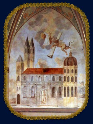 Прага. Роспись храма св. Петра и Павла в Вышеграде