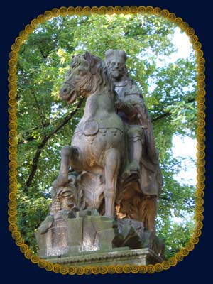 Прага. Скульптура св. Вацлава в Вышеграде