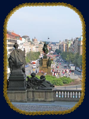 Прага. Вацлавская площадь