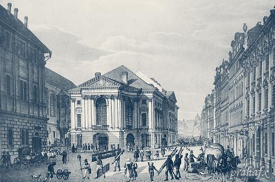 Прага. Сословный театр на Овоцном трге. 1830