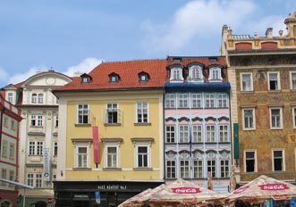 Прага, вид на дом № 1 на Малой площади