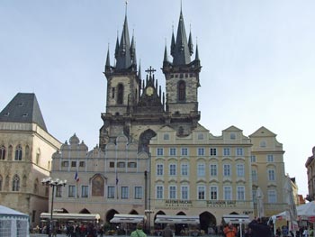 Прага. Тынский храм. Фото Галины Пунтусовой