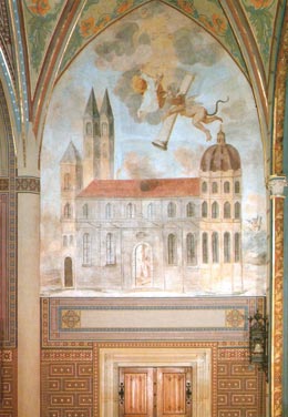 Прага. Роспись в костеле св. Петра и Павла на Вышеграде