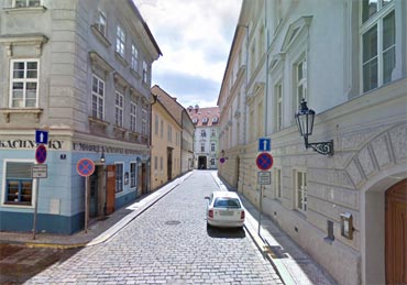 Прага. Небовидска улица