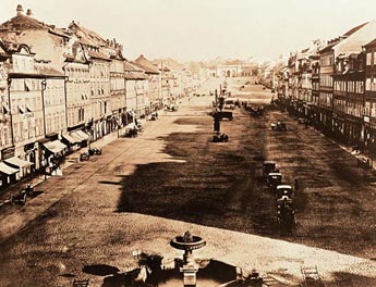 Прага, Вацлавская площадь, 1868. С сайта zastarouprahu.cz
