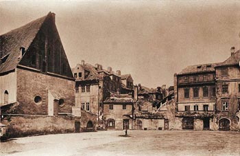 Прага. Староновая синагога. Фото ок. 1902 г.