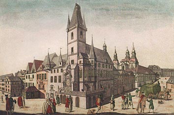 Прага. Староместская ратуша. 1743 г.