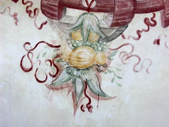 Кратохвиле. Фреска на внутренней стороне ограждающей стены. Фото Вацлава Цилека
