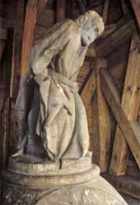 Скульптура Сторожа на вышке на Староместской мостовой башне