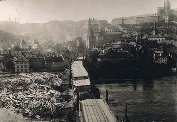 Карлов мост. Наводнение 1890