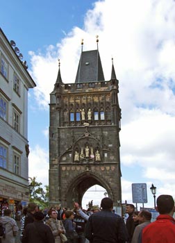 Прага. Староместская башня Карлова моста