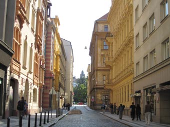Прага. Иерусалимская улица. Фото Галины Пунтусовой