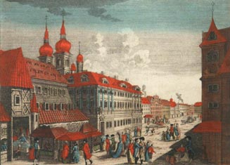 Прага. Театр  В Котцих. 1780