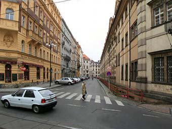 Прага. Платнерская улица. Фото norc.cz