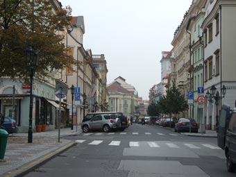 Прага. Рытиржская улица, вид на Сословный театр. Фото Галины Пунтусовой