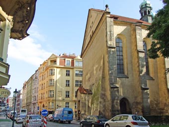 Прага. Костел св. Духа на Широкой улице. Фото Галины Пунтусовой