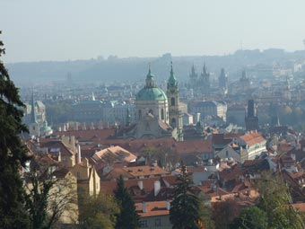 Прага. Вид с улицы Увоз на Прагу. Фото Галины Пунтусовой